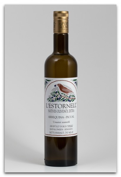 Veá S.A. L`Estornell Natives Olivenöl Extra - 0,75 L.