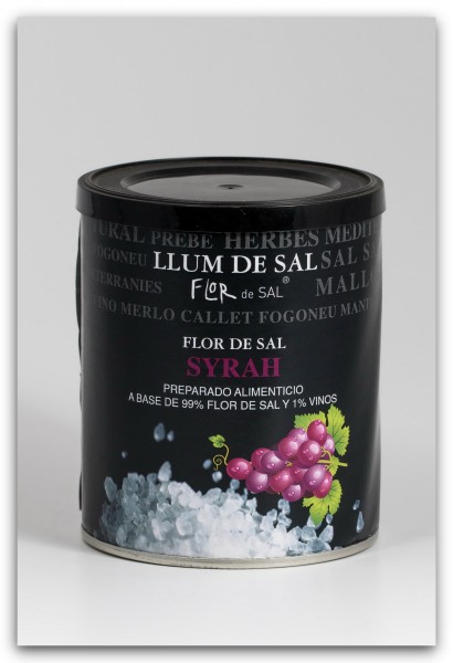 Flor de Sal Syrah - Meersalz mit Syrah - 150 g