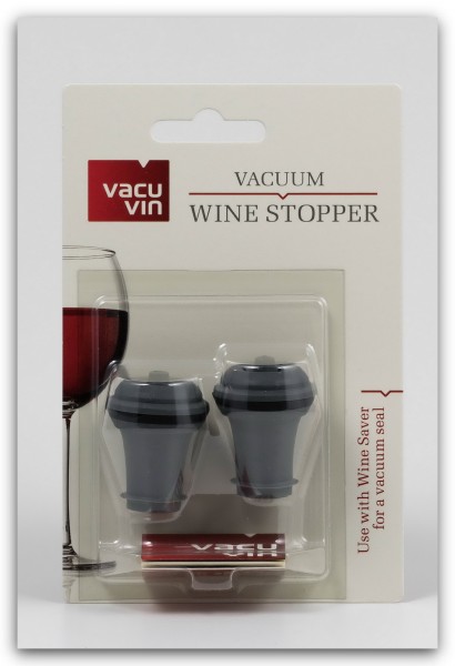 Vacu Vin Stopfen für Weinpumpe 2er Pack