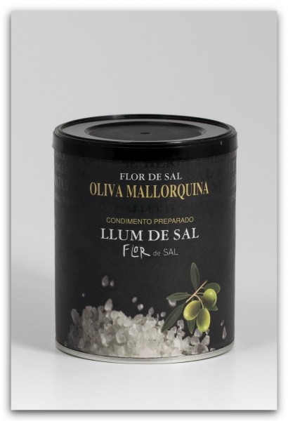 Flor de Sal Oliva Mallorquina - Meersalz mit Oliven - 150g
